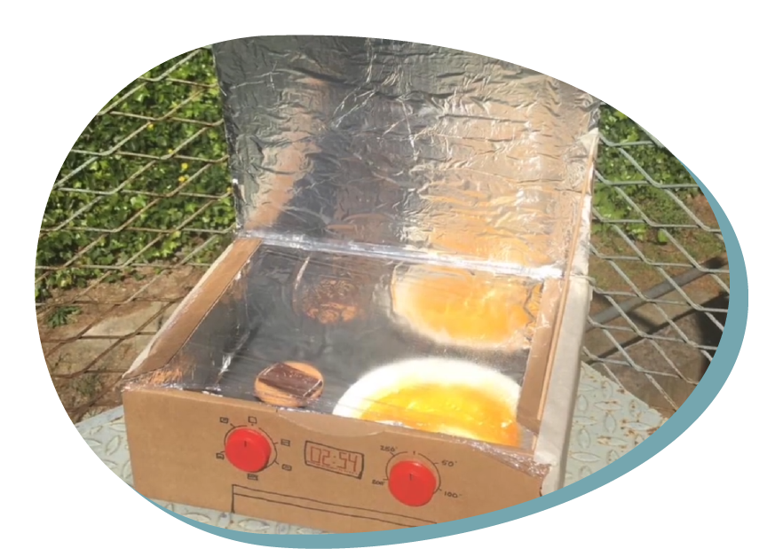 Cooking with a solar oven